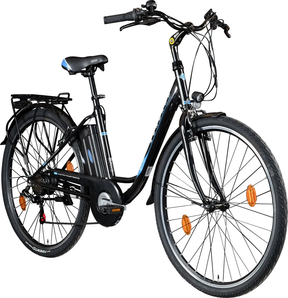5dc9399893f88750b6455668ddb72314 Zündapp Z505 E Bike Damen 28 Zoll Pedelec 160 - 185 cm 6 Gang Damenfahrrad – Image 1