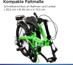Zündapp ZF20 Speed Folder 20 Zoll Klapprad Faltrad Stadtrad Fahrrad faltbar Klappfahrrad StVZO – Image 7