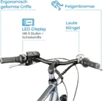 Zündapp Green 7.7 E-Bike Herren Trekkingrad 28 Zoll 155 - 185 cm mit 21 Gängen – Image 6