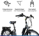 Zündapp Z505 E Bike Damen 28 Zoll Pedelec 160 - 185 cm 6 Gang Damenfahrrad – Image 4
