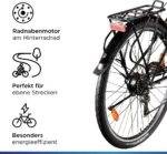 Zündapp Z505 E Bike Damen 28 Zoll Pedelec 160 - 185 cm 6 Gang Damenfahrrad – Image 6