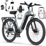 E-Bike für Herren Damen, 27.5 Zoll Elektrofahrrad City E-Bikes & E-Hollandräder mit 22.5AH Akku, Citybike bis zu 140KM Elektrofahrräder LCD & APP