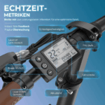 E-Bike für Erwachsene 26 36V 13Ah für Lange Reichweite bis 80KM, Elektrofahrrad 250W, 7 Gang E-Mountainbike LCD Anzeige City E-Bikes & E-Hollandräder – Image 4