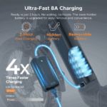 ENGWE E Bike mit APP, ebike 48V 13.5Ah Akku bis 135km, Drehmomentsensor & hydraulische Bremsen, 20  3.0 Reifen, 2 Stunden aufgeladen – Image 5