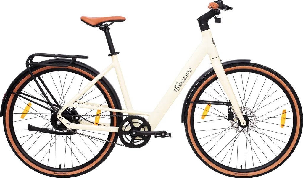 4ee56da8d1438e2c8af8cfd31c8e966d SachsenRAD Urban City E-Bike C3V Roma, mit Riemenantrieb Drehmomentsensor, Ultraleicht 16kg, 28 Zoll Citybike Lenker vollintegriertes, Elektrorad – Image 1