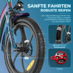 E-Bike für Erwachsene 26 36V 13Ah für Lange Reichweite bis 80KM, Elektrofahrrad 250W, 7 Gang E-Mountainbike LCD Anzeige City E-Bikes & E-Hollandräder – Image 5