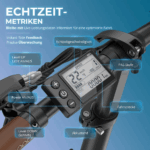 2025 20×3.0Zoll 22.5AH E-Bike Klappräder Elektrofahrrad Pedelec, elektrisches Faltrad 7-Gang City E-Bikes & E-Hollandräder 25 km/h Wasserdicht Schwarz – Image 7