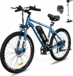 RCB E Bike RK15,Elektrofahrrad 26 Zoll mit 12Ah 36V Lithium-Akku,Elektrofahrrad für Erwachsene für Damen und Herren,7-Gäng,Reichweite bis zu 35-90Km – Image 2