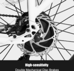 für Erwachsene, Leichter Aluminiumrahmen Elektrofahrrad, Shimano 7 Gänge mit Federgabel Ebike für Damen und Herren – Image 6