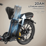 203.0Zoll LCD Fat Faltbar E- Bike E-Mountainbike Elektrofahrrad 20Ah Bis 120Km SHIMANO 7 25kmh E Klapprad , Elektrofahrrad E-Hollandräder – Image 4