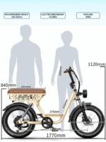 E-Bike Herren Damen Elektrofahrrad, Elektrofahrräder, 20 Zoll , 18AH Off-Road Bike mit 7-Gang-Schaltung 250W 25KMH Ebike 65 Nm E BIKE – Image 7