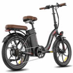 2025 20×3.0Zoll 22.5AH E-Bike Klappräder Elektrofahrrad Pedelec, elektrisches Faltrad 7-Gang City E-Bikes & E-Hollandräder 25 km/h Wasserdicht Schwarz – Image 3