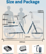 E-Bike Longtail Cargo-E-Bike Elektro-Lastenfahrrad fürfür eine große Familie 27Ah 25km/h Elektrofahrrad Herren Frauen – Image 12