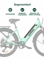 HillMiles E Bike, City E-Bike & E-Hollandrad mit 36V 13Ah Akku bis zu 80-100km, SHIMANO 7-Gang, 250W Motor&25km/h, MileCity1 – Image 6