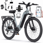 E-Bike für Herren Damen, 27.5 Zoll Elektrofahrrad City E-Bikes & E-Hollandräder mit 22.5AH Akku, Citybike bis zu 140KM Elektrofahrräder LCD & APP
