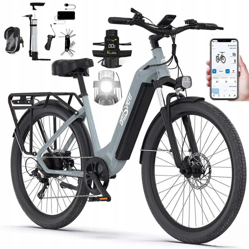ec941a8b4c85ec5d94a2001e1647a712 E-Bike für Herren Damen, 27.5 Zoll Elektrofahrrad City E-Bikes & E-Hollandräder mit 22.5AH Akku, Citybike bis zu 140KM Elektrofahrräder LCD & APP – Image 1